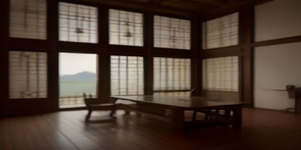 室内设计场景使用高饱和橙色与白色搭配，视觉对比强烈、氛围活跃但略显浮躁